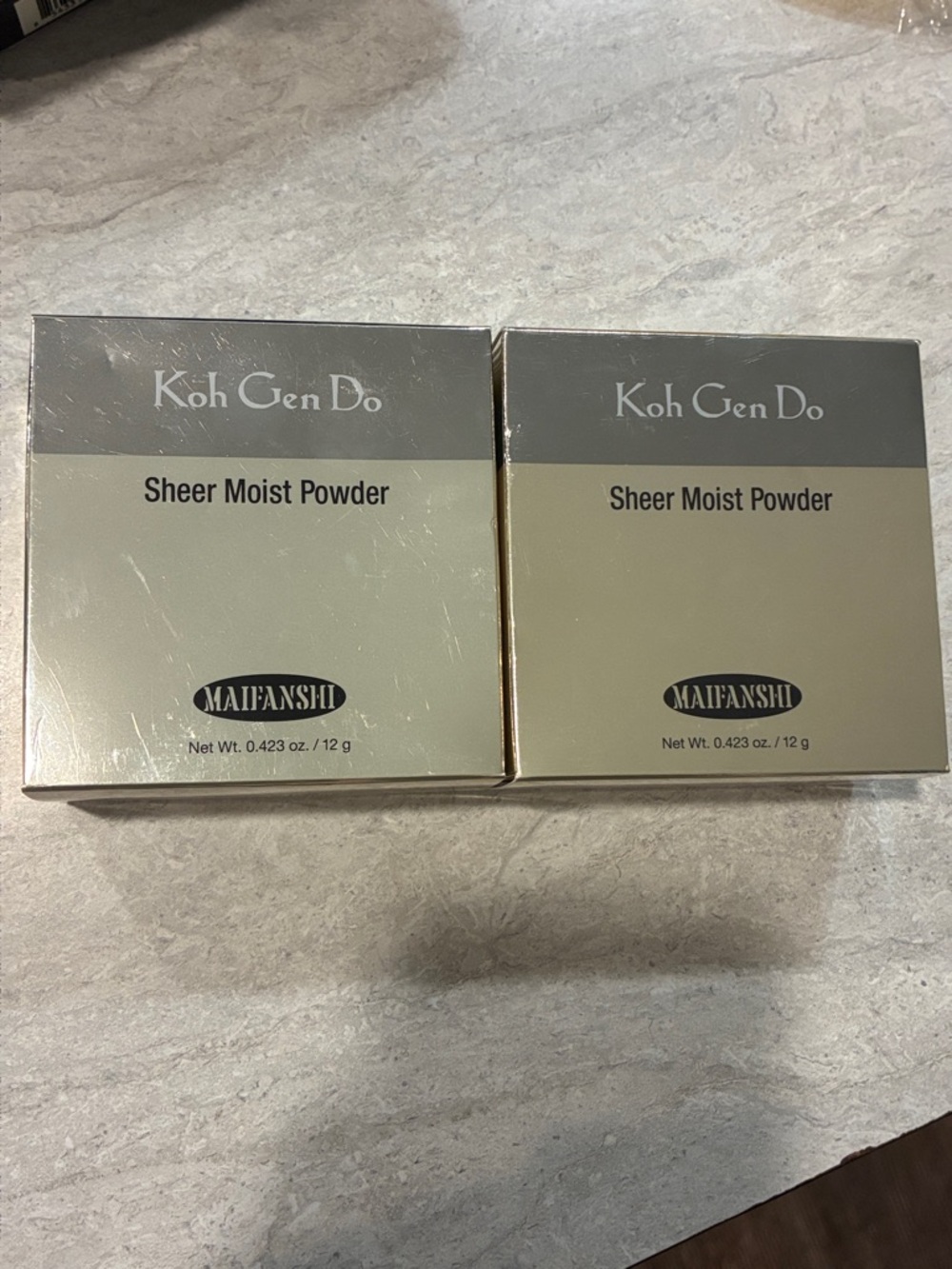 Koh Gen Do Sheer Moist Powder - Light Beige Compact (Set of 2)
